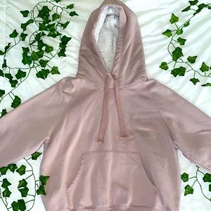 old navy light pink hoodie